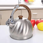 Stovetop Kettle 2L Whistling Kettle Stainless Steel Tea Teapot for Gas Stove Induction Cooker Camping Stovetop Kettles for Stove - Image 5