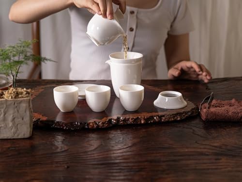 KEYDUACU Gaiwan Tea Set,Chinese Gongfu Tea Set,Portable for Adults,Home - Image 3