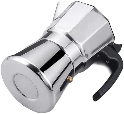 Stainless Steel Moka Pot, 6 Cup Stovetop Espresso Maker for Authentic Italian Coffee - Durable Rust-Proof Coffee Percolator, Premium Espresso Coffee Maker for Home and Outdoor Use (6 Cup 300ml) - Image 4
