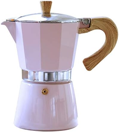 Gary Valenti VEZ006/IND/GREEN Venezia-Coffee Maker pink, 3 Tassen Espresso, Aluminium by Gnali+%26+Zani