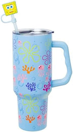 Silver Buffalo SpongeBob SquarePants, Stainless Steel Tumbler, 40oz - Image 2