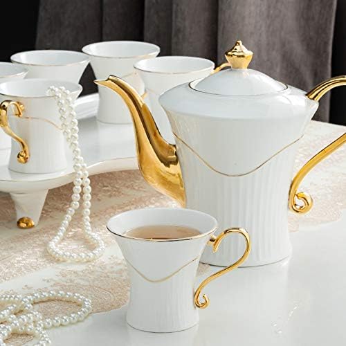 Water Pitcher Water Set Tea Set Coffee Set European British Style Ceramic Tea Set Large Capacity Cup Cold Kettle Water Jug - Image 5
