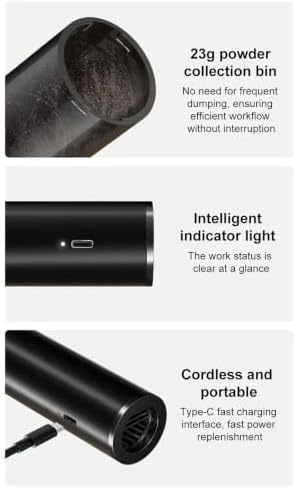 Fabater Mini Coffee Grinder Vacuum Cleaner, 40W, 23g Dust Bin - Image 7