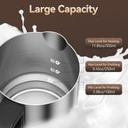 Milk Frother and Steamer, 4-in-1 Electric Foam Maker with Detachable - Image 5