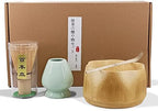 Japanese Matcha Tea Set, Bamboo Matcha Whisk Unique Matcha Set - Flower-Shaped Matcha Bowl Green Whisk Stand, Traditional Scoop, Perfect Handmade Matcha Ceremony Kit - Image 7
