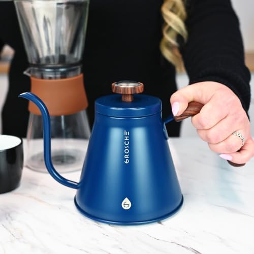 GROSCHE Marrakesh Gooseneck Pour Over Kettle Stovetop - 34 fl. oz (Blue) - Image 4