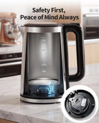 SHARDOR Electric Kettle 1.7L Stainless Steel, One Touch Start, Auto Shut-Off - Image 7