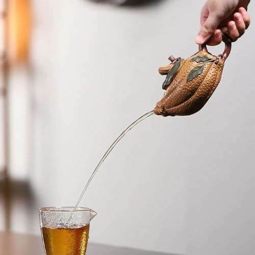 Tea Kettle Home Creative Original Mineral Handmade Purple Clay Pot Tea Room Loose Tea Tea Maker Ceramic Tea Infuser - Image 5