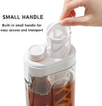 Cold Brew Coffee Maker,33 oz BPA free Pitcher with 350-Mesh Ultra-Fine Filter, Refrigerator Horizontal Stackable Space Saving, Airtight & Leak-Proof for Iced Coffee,Tea & Lemonade (White) - Image 4