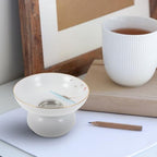 Ceramic Tea Infuser with Stand Holder for Home Office Tea Filtering - Image 4