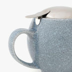 Zero Japan Bee House Round Teapot For One, 15 Oz - Ceramic Tea Pot with Stainless Steel Lid and Infuser, Smooth-Pour Spout (Crackle Lavender) - Image 5