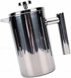 Zerodis Coffee Pot Coffee Machines Maker 600ML Thermal Tea Infuser Press Heat Retention Double Layer Pitcher with Ergonomic Handle Non Slip Grip for Home Pot Double Wall Insulated - Image 7