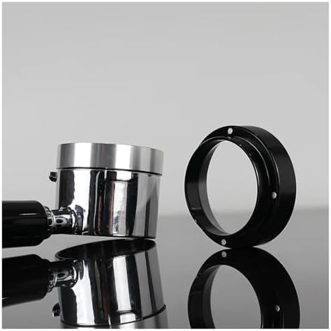 Portafilter Funnel 10 Pcs Coffee Metering Rings Magnetic Funnel Espresso Machine Accessories Barista Tools(Silver,58mm) - Image 5