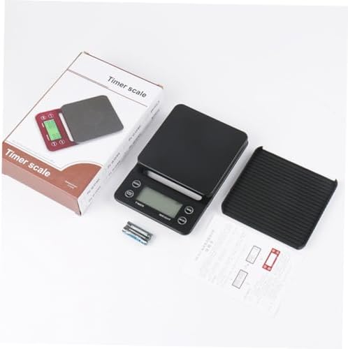 5kg Timing Coffee Scale with LCD Display and Alarm Reminder - Image 3