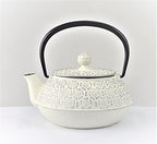 Iwachu 12606 Iwachu Teapot, 5 Type, Cherry Blossom, Silver/Hemp Color, 0.65 L (0.65 L), Inner Hollow Enamel, Nambu Ironware - Image 2