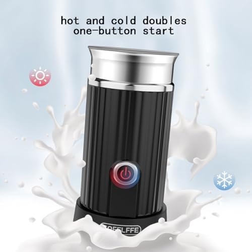 Electric Milk Frother, 550W Fully Automatic Hot & Cold Coffee Steamer, 230ML Milk Foamer, for Coffee,Latte,Cappuccino - Image 4