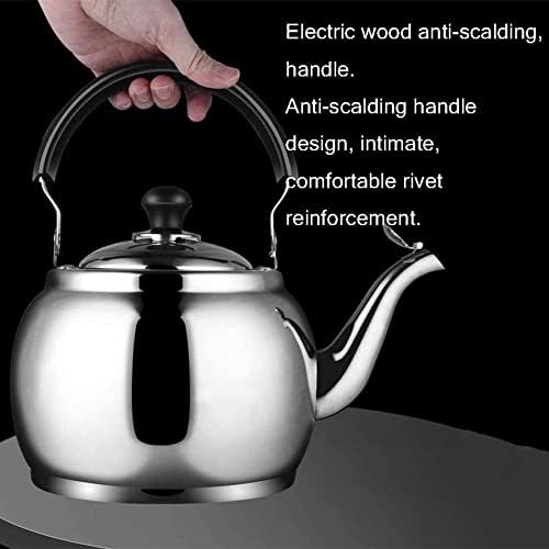 Tea Kettle Gas Kettle an Stovetop Water Kettle and Stainless Steel Stovetop Safe Teapot an Induction Whistling Stovetop Kettle Stove Top Whistling Tea Kettle (Onecolor 6.8l) - Image 2