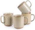 GBhome Coffee Mugs Set of 4, 12 oz Coffee Cups with Large Handle by GBhome