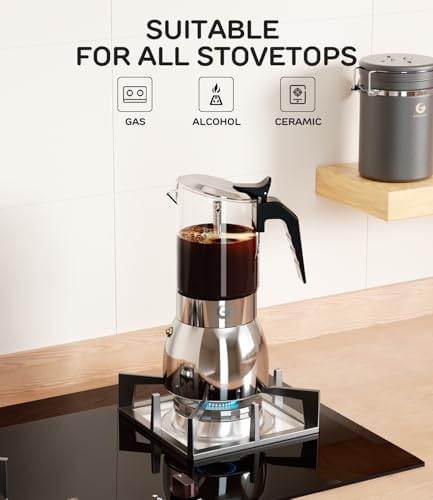Coffee Gator 9 Cup Moka Pot and Coffee Scale 0.1 Precision with Timer - Image 5