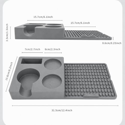 Silicone Espresso Tamping Station，Tamping Mat for Coffee Bar - Image 4