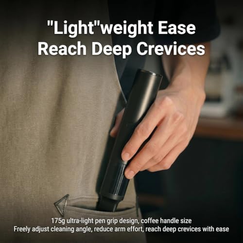 Portable Handheld Coffee Grinder Vacuum Cleaner, Coffee Powder Cleaner with Blowing & Inflating 2 Suction Modes, Mini Vacuum for Coffee Grounds - Image 6