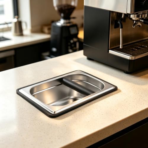 Antrader Coffee Knock Box,Espresso Knock Box with Removable Knock Bar,1Pcs - Image 4