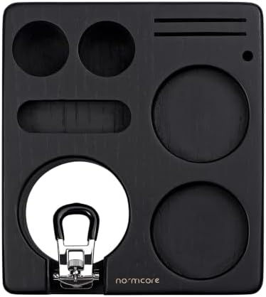 Normcore 51-54mm Espresso Tamping Station, Compact Black Ashwood Stand - Image 2