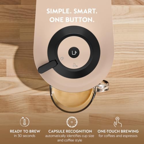 Nespresso Vertuo Pop+ Coffee & Espresso Maker by De'Longhi, Beige - Image 2