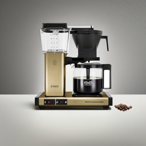 Technivorm Moccamaster 53936 KBGV 10-Cup Coffee Maker Brushed Gold, 40 Ounce, 1.25l - Image 5