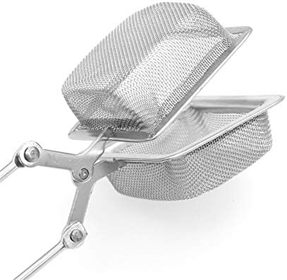 Tea strainer Gold Mesh Tea Infuser Stainless Steel Sphere Mesh Tea Strainer Coffee Herb Spice Filter Diffuser Handle Tea Ball Match Tea Bags (Color : Light Green) - Image 7