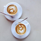 notNeutral Lino Porcelain Cup & Saucer Double Cappuccino 6 oz (White, 6 oz, 6) - Image 5