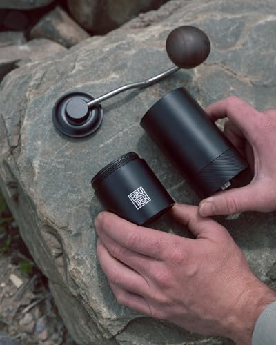 BruTrek by Planetary Design Camp Coffee Hand Grinder, StainlessSteel Burr - Image 4