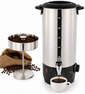 Commercial Coffee Urn Stainless Steel Adjustable Temperature by Unknown