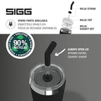 SIGG - Insulated Mug - Travel Mug Helia - With Durable Glass Straw & Cleaning Brush - Leakproof - BPA Free - 18/8 Stainless Steel - 15oz/20oz - Image 5