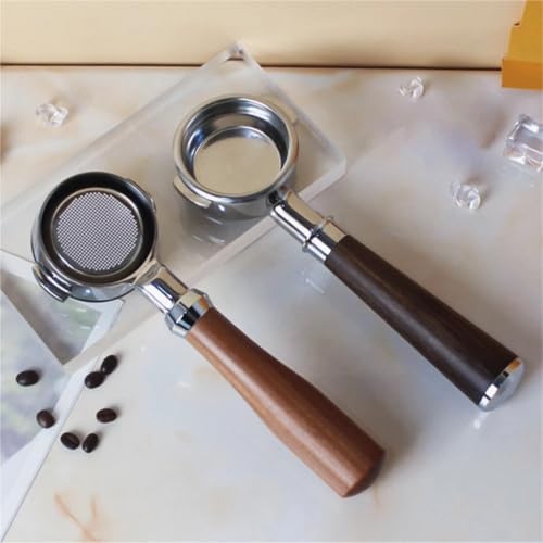 58mm Bottomless Coffee Portafilter For E61 Grouphead Espresso Machines Two-Ear Coffee Handle With Filter Basket Barista Tools filter basket(E61 Black Rosewood-A) - Image 6