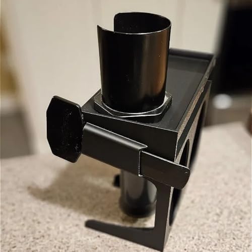 Versatile Stand & Storage Box for Standard Aeropress Coffee Makers - Ideal for Air Drying, Organizing, and Featuring Dedicated Slots for Scoop, Mixer, and Paper Cups (Black) - Image 2