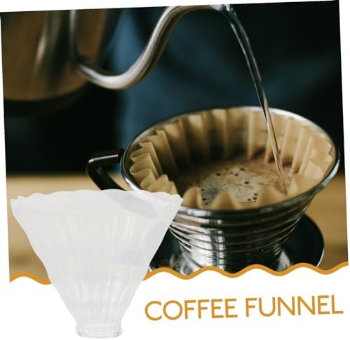 Mipcase 6pcs Coffee Strainer Dripper Glass Material Heat Resistant Large Funnel Easy Cleaning for Families Restaurants Hotels - Image 7