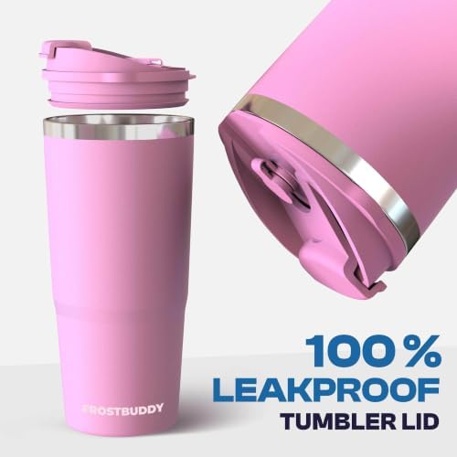 Frost Buddy Togo Buddy 30oz Tumbler - Spill-Proof Flip Lid (Black Pencil) - Image 5