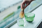HARIO Glass Matcha Whisk Holder & Rinse Bowl 100ml – Chasen Stand for Bamboo Whisk, Matcha Preparation, Drying, and Storage, Clear, Dishwasher safe - Image 6