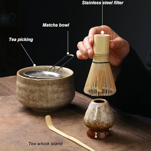 Tea Whisk And Bowl Tea Bowl Whisk Making Kit Accessories - Image 6
