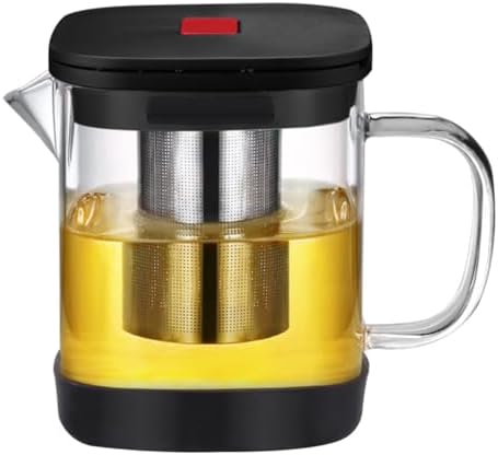 Glass Teapot High Borosilicate with Removable Infuser Ml by VICASKY