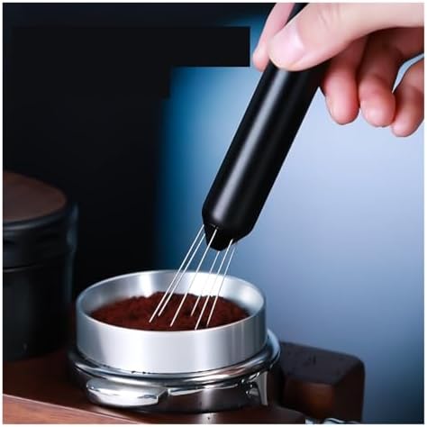 Shrinkable Portable 6pcs 0.4mm Needles Espresso Coffee Stirrer Coffee Needle Distributor With Base - Image 4
