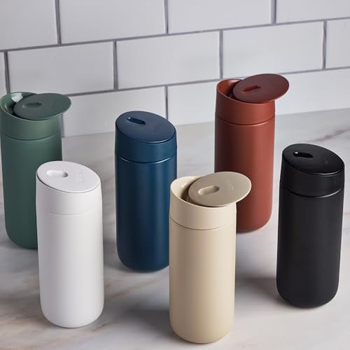 Fellow Carter Slide Ceramic Lined Travel Mug 12 oz, Coffee, One-Handed Lid - Image 7