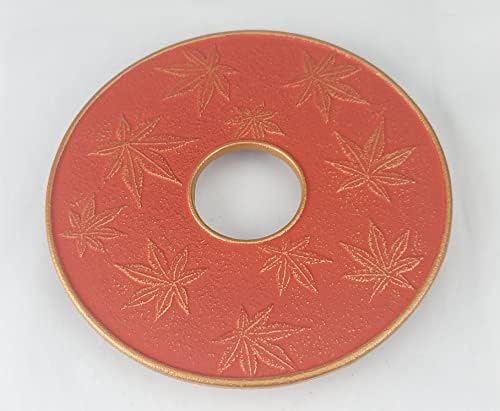 Iwachu 53637 Kamashiki Maple Gold/Red Brown φ14cm Nambu Ironware - Image 4