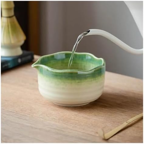 2/4/5pcs Matcha Green Set, Ceramic Spout Bowl, Breakfast And Latte Making Tool(2pcs) - Image 4