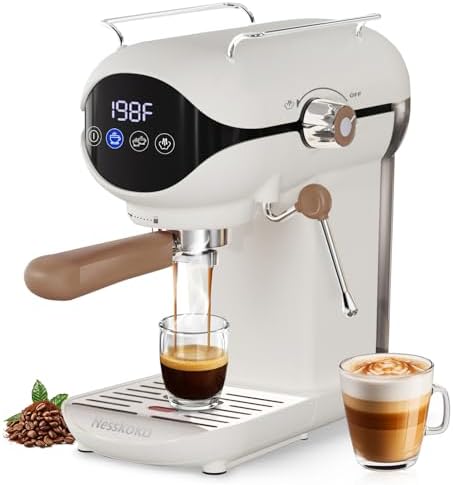 20 Bar Espresso Machine, Compact Espresso Maker with Milk Frother by Unknown
