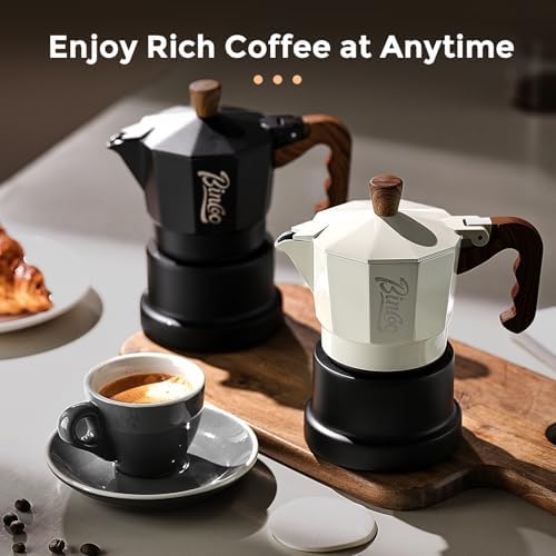 Bincoo Three Valve Espresso Maker Stovetop,Camping Moka Pot 2 Cup/120ML,Stove Top Espresso Italian Coffee Maker,Easy to Use - Image 2