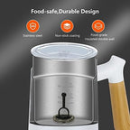 NEW Automatic Hot and Cold Milk Frother Warmer for Latte, Foam Maker for Coffee, Hot Chocolates, Cappuccino (Color : 220-240V AU Adaptor) - Image 4