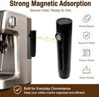 Magnetic WDT Tool, 0.4mm Needle Distribution Tool for Espresso, Retractable Coffee Stirrer for Clump-Free Extraction, Fits 51/54/58mm Portafilters - Image 2