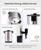 SYBO 30 Cup Stainless Steel Percolator Coffee Maker - Image 3